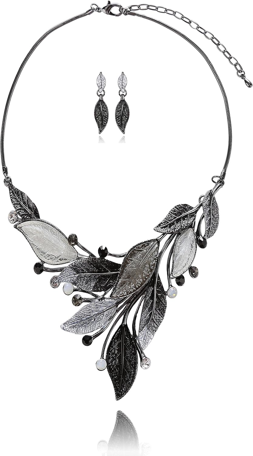 Green Floral Jewellery Set - Image 22