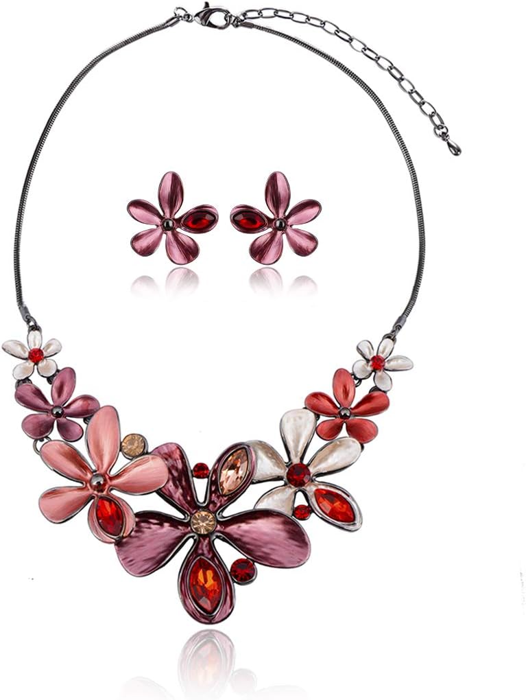 Green Floral Jewellery Set - Image 31