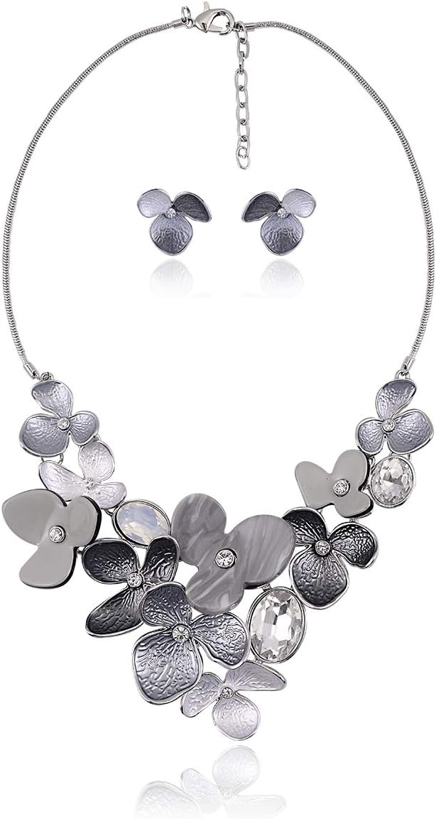 Green Floral Jewellery Set - Image 12