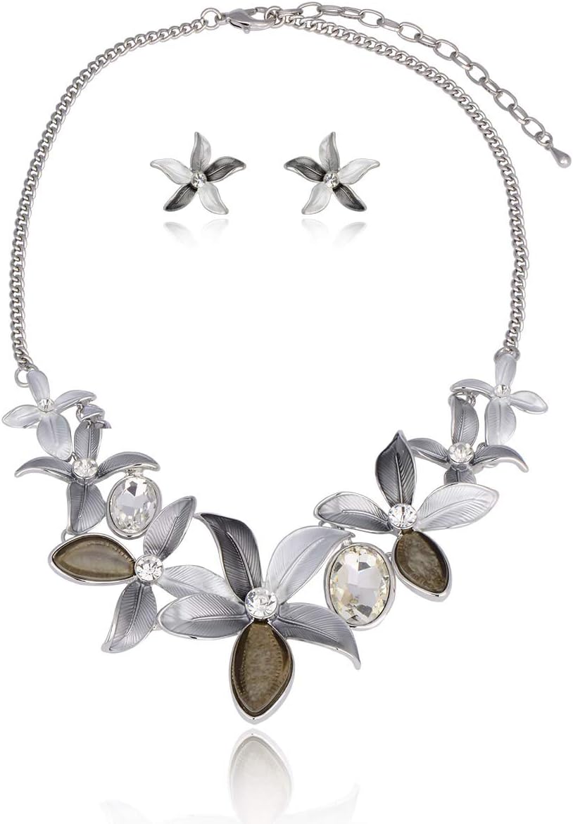 Green Floral Jewellery Set - Image 19