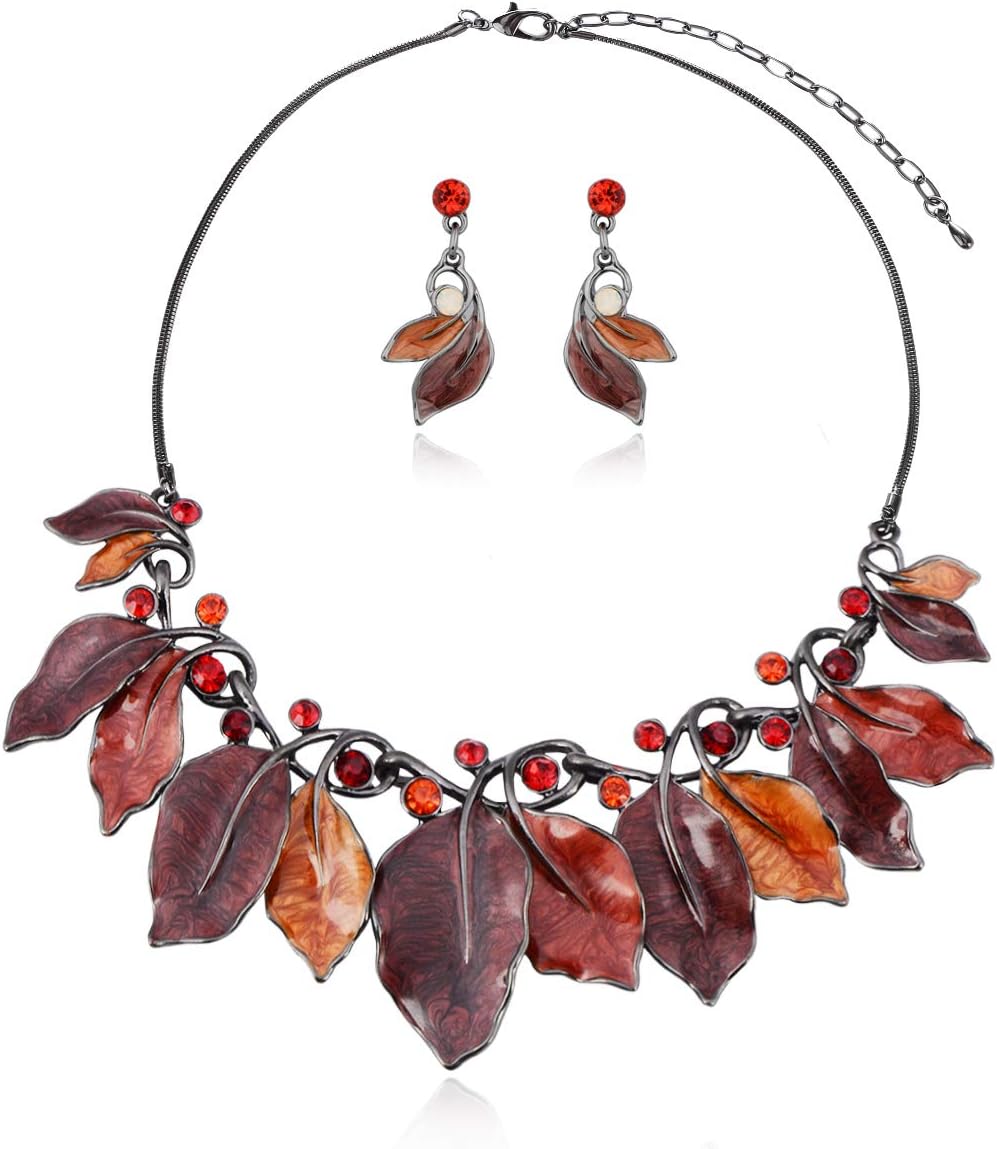 Green Floral Jewellery Set - Image 30