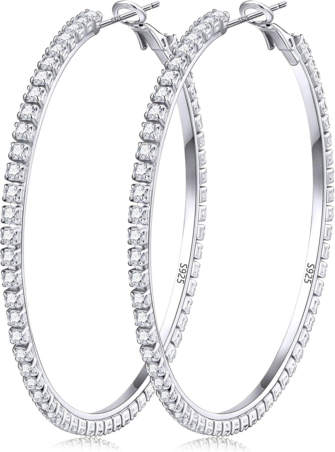 Gold Plated Cubic Zirconia Hoop - Image 7