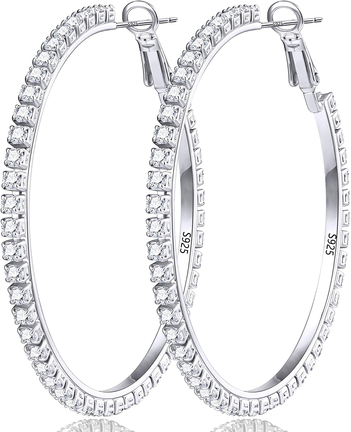 Gold Plated Cubic Zirconia Hoop - Image 10