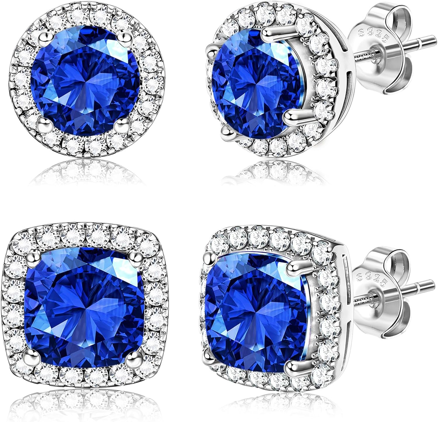 Halo Clear Stone Earrings - Image 20
