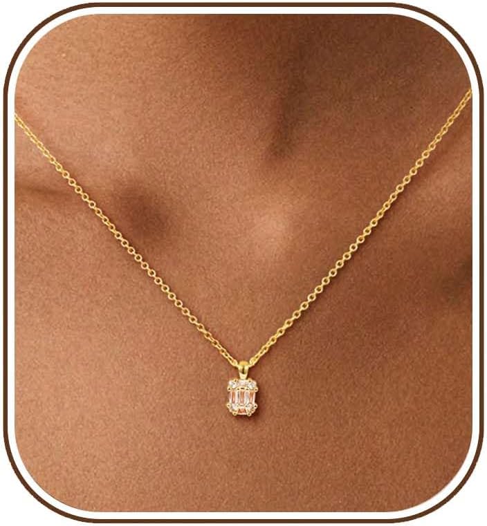Gold Tone Teardrop Necklace - Image 14