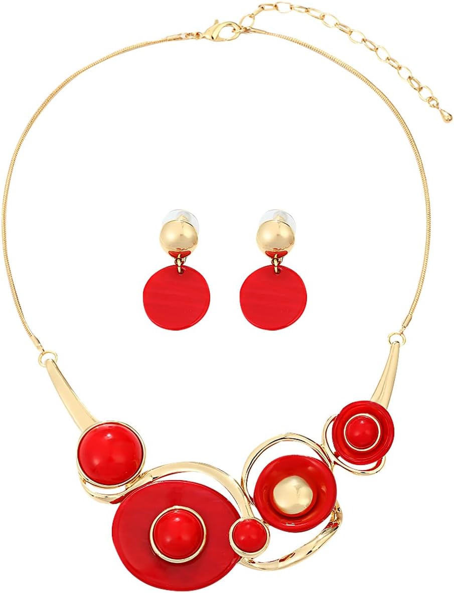 Red Petal Jewellery Set - Image 26