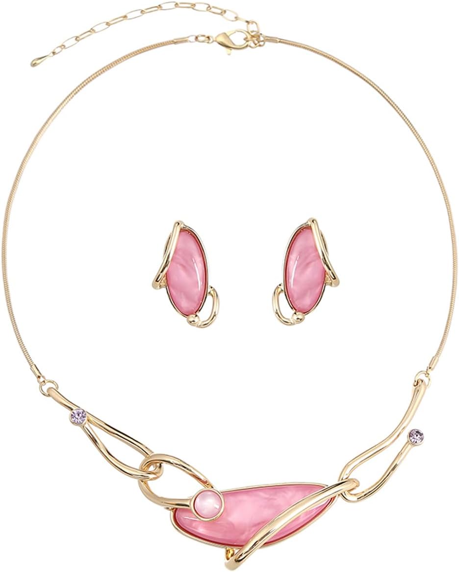 Blue Leaf Motif Jewellery Set - Image 19