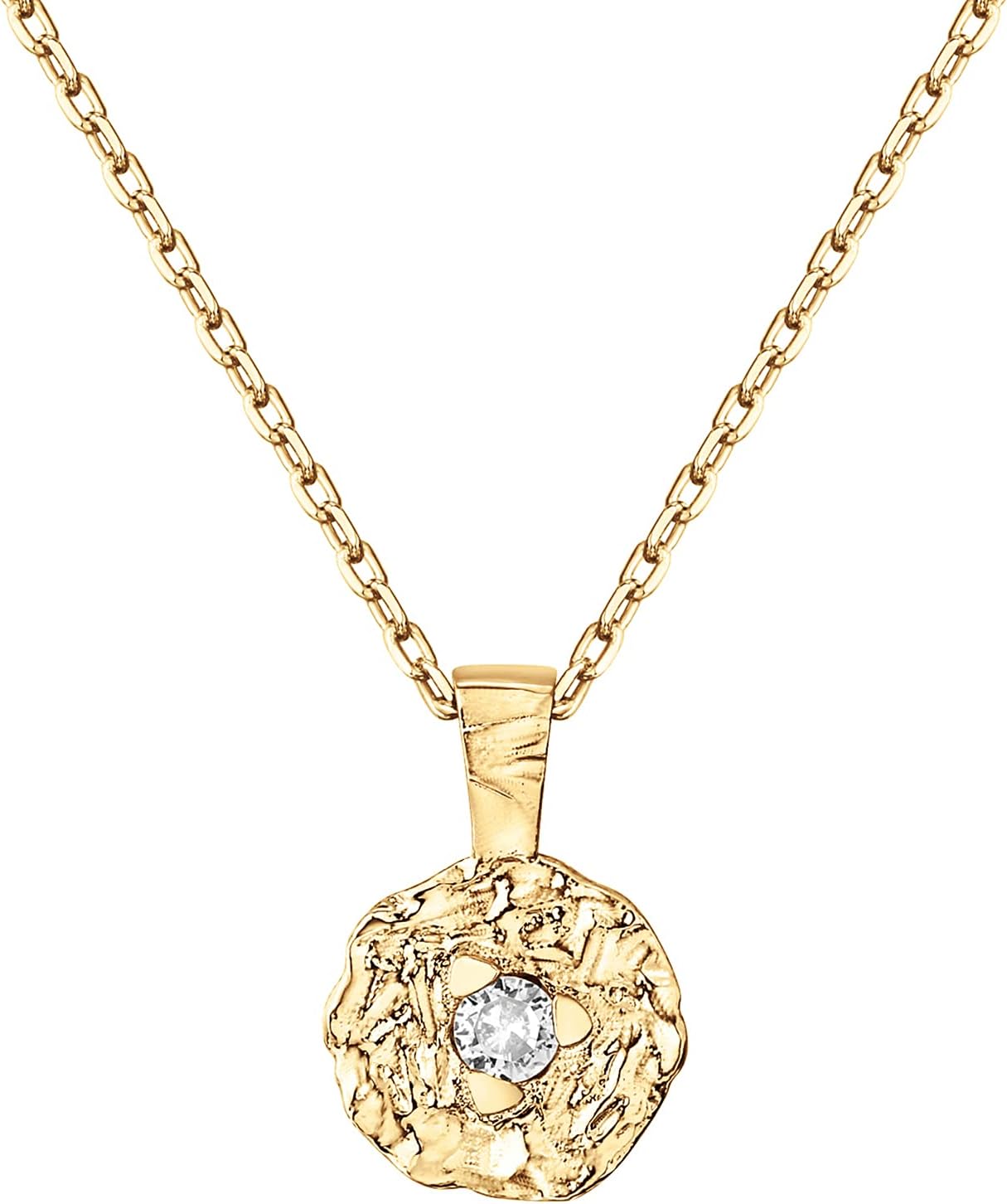 Gold Plated Coin Necklace - Image 9