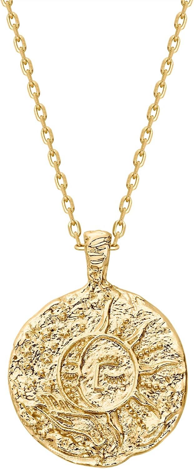 Gold Plated Coin Necklace