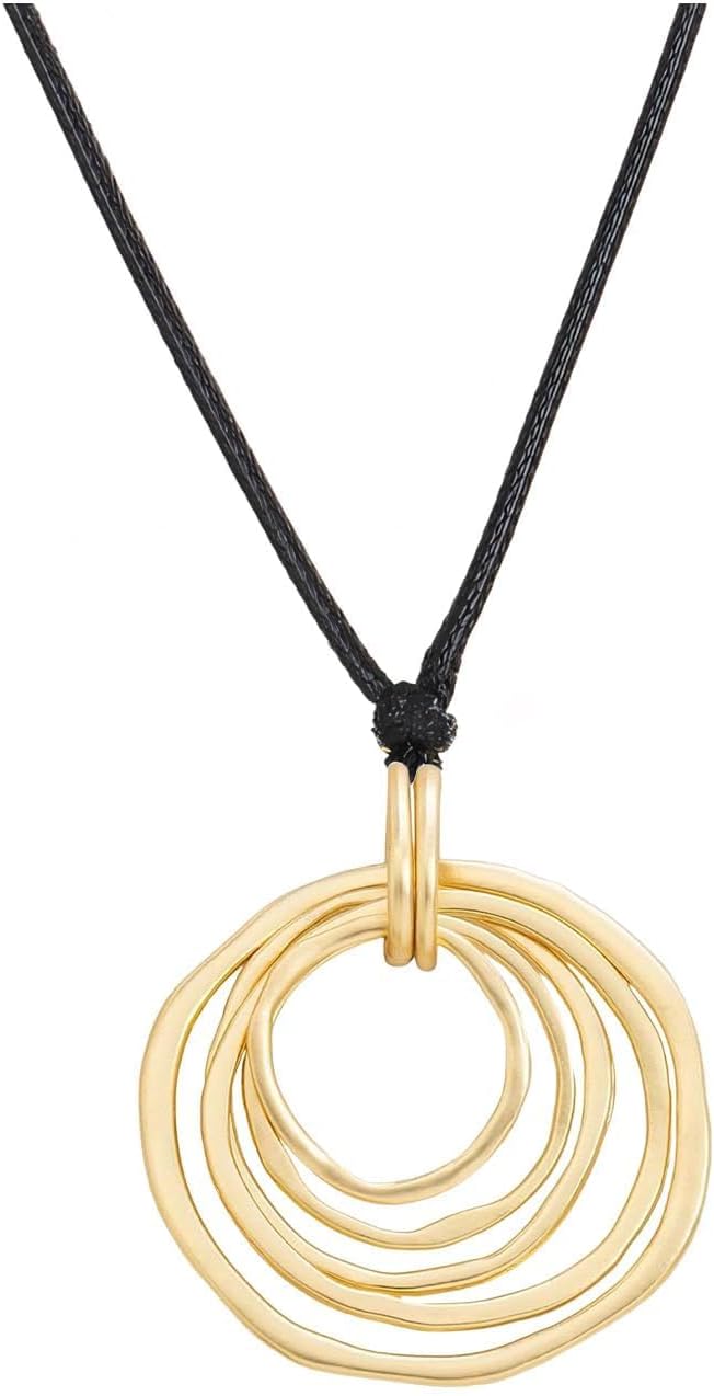 Abstract Gold Tone Necklace - Image 23