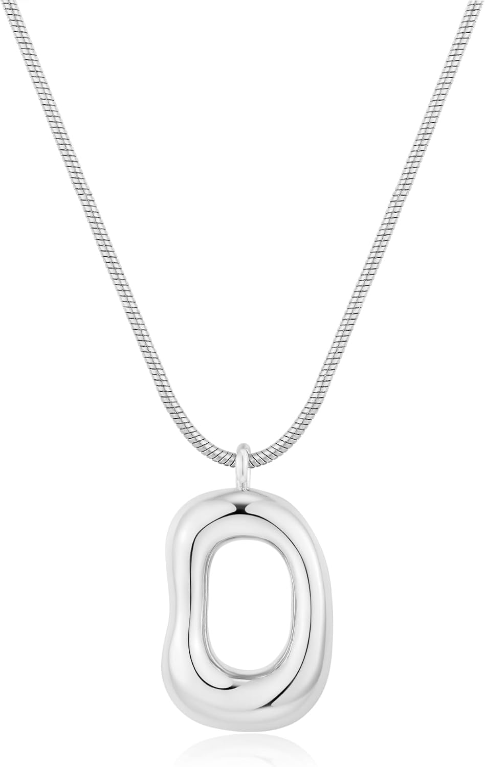 Gold Tone Abstract Pendant Snake - Image 14