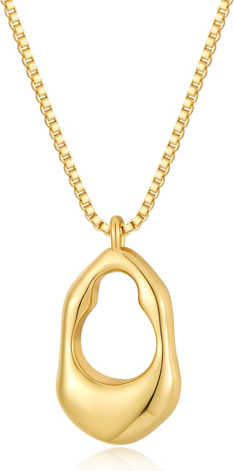 Gold Tone Abstract Pendant Snake - Image 8