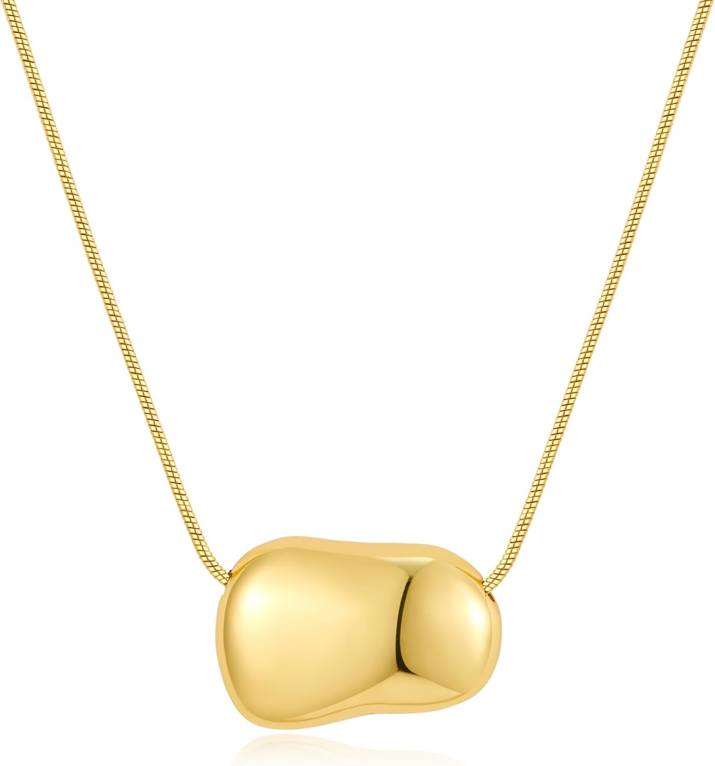 Gold Tone Abstract Pendant Snake - Image 9