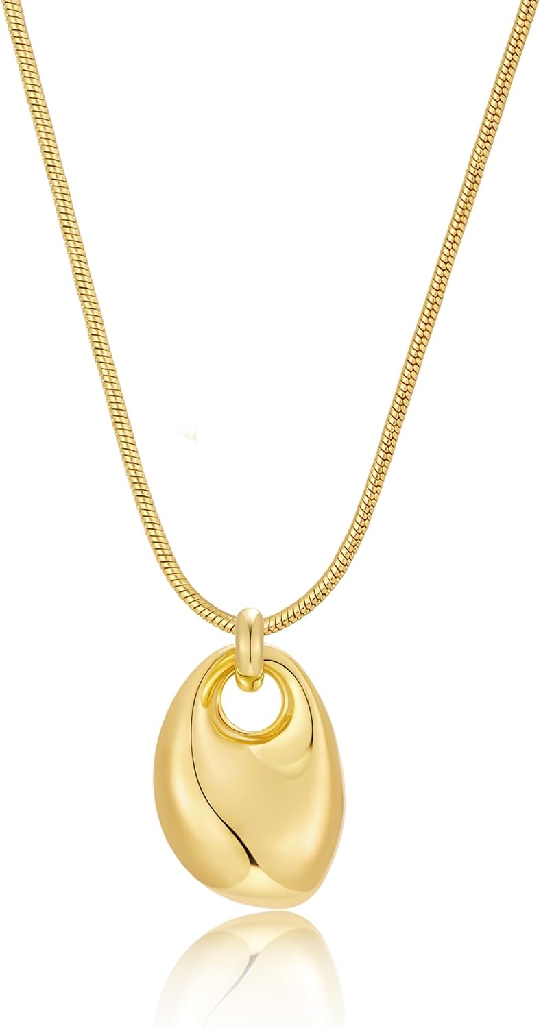 Gold Tone Abstract Pendant Snake - Image 15