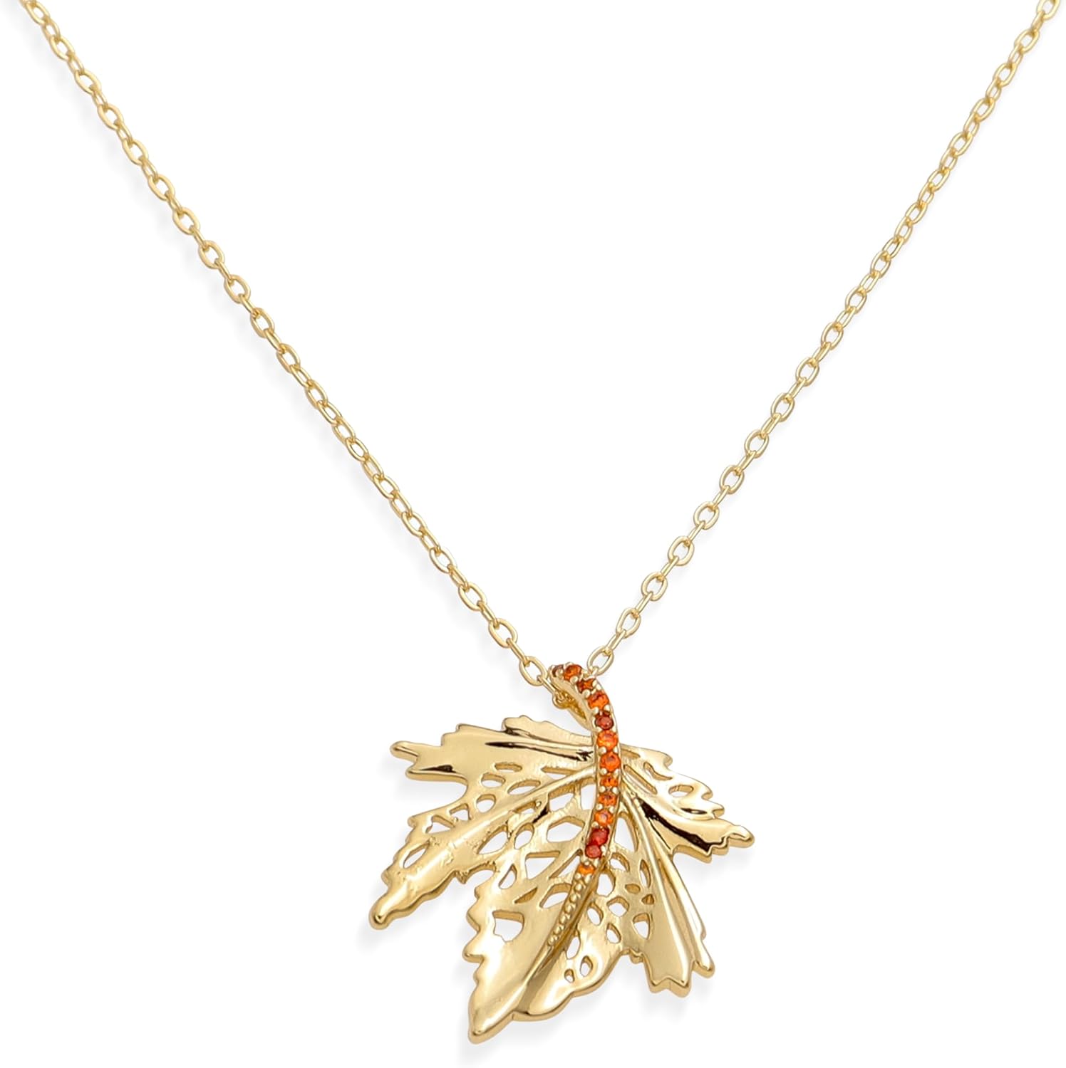 Gold Tone Oval Stone Necklace - Image 19