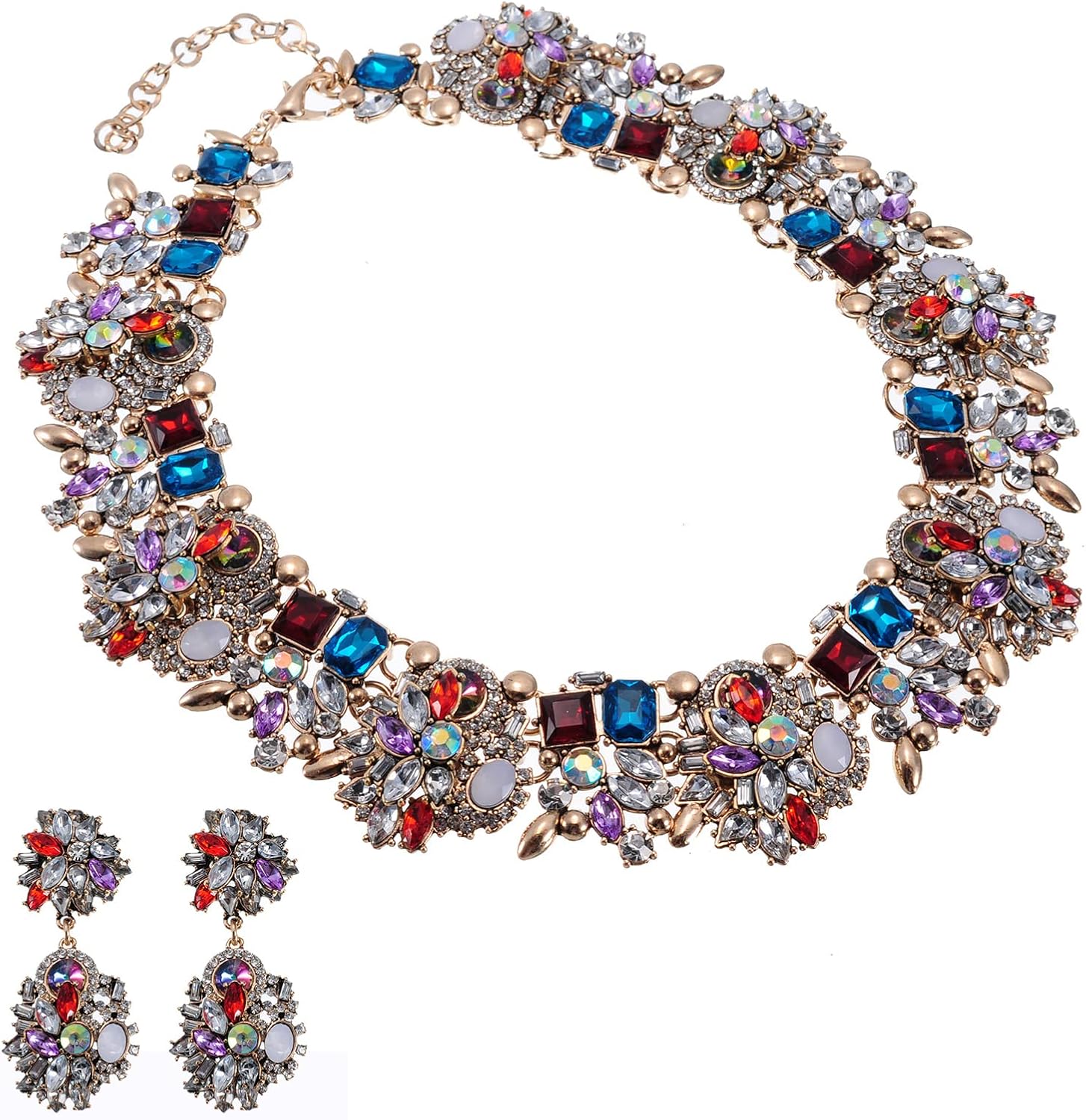 Purple Crystal Choker Set - Image 8